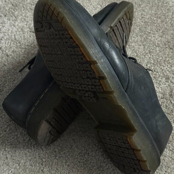 Dr. Martens Men's Black Smooth Leather 3 Eye Lace Up Oxford Shoes - Picture 4 of 7